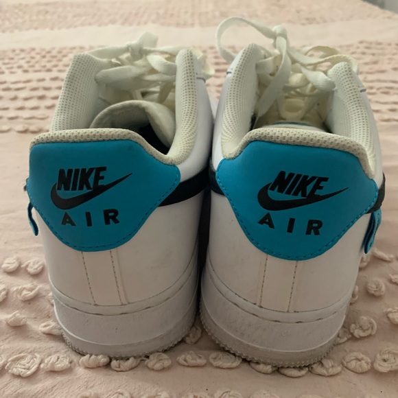 Nike Air Force 1 low worldwide white blue fury black - Picture 5 of 7